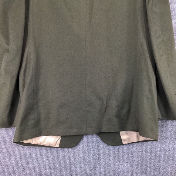 Neiman Marcus Men's Blazer Jacket Green Size Actual 44x32 100% Cashmere - Picture 5 of 13